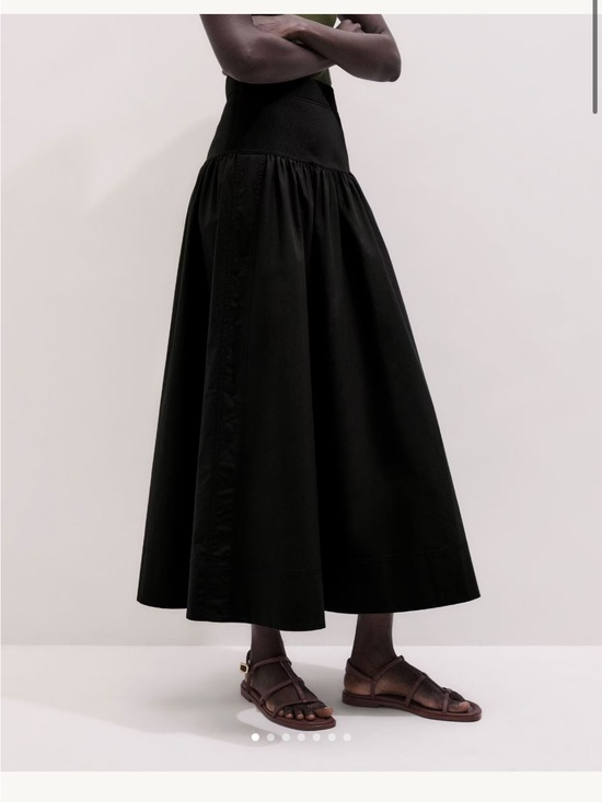 ME+EM Dresses & Skirts - ME+EM Black Maxi Skirt with High Waist Panel